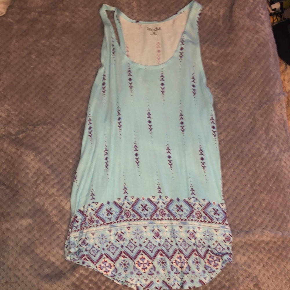 Blue summer tank